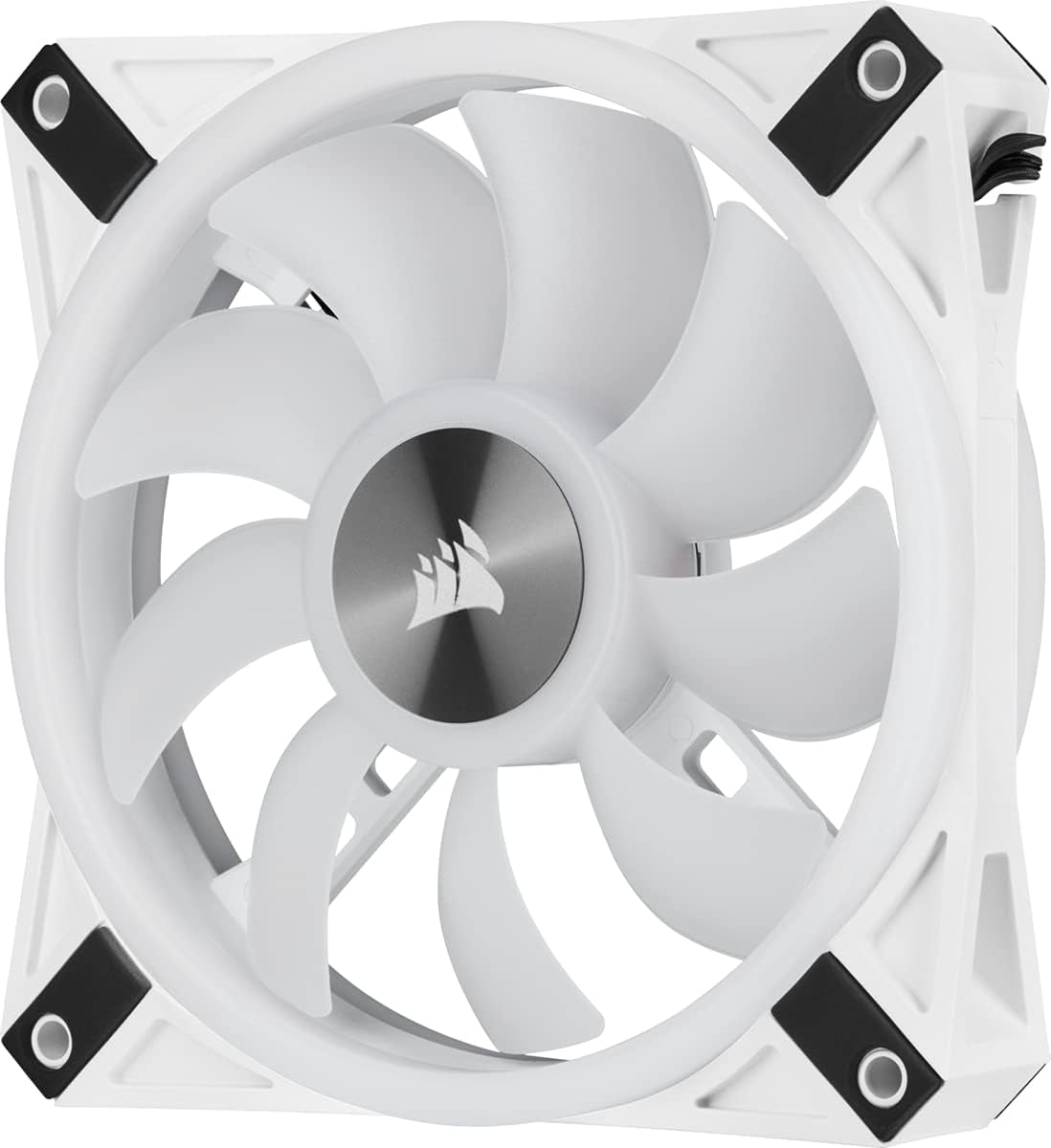 QL Series, Icue QL120 RGB, 120Mm RGB LED PWM White Fan, Single Fan