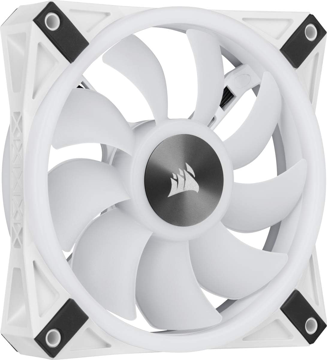 QL Series, Icue QL120 RGB, 120Mm RGB LED PWM White Fan, Single Fan