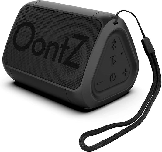 Oontz Solo Bluetooth Portable Speaker, 5 Watts Mini Speaker, up to 100 Unobstructed Feet Wireless Range, 10Hrs Playtime, IPX5 Waterproof Bluetooth Speaker (Black)