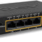 -Tech 6 Port Poe+ Switch (4 Poe+ Ports with 2 Ethernet Uplink and Extend Function) – 60W – 802.3At + 1 High Power Poe Port| Desktop Fanless Design | Plug & Play | Sturdy Metal Housing