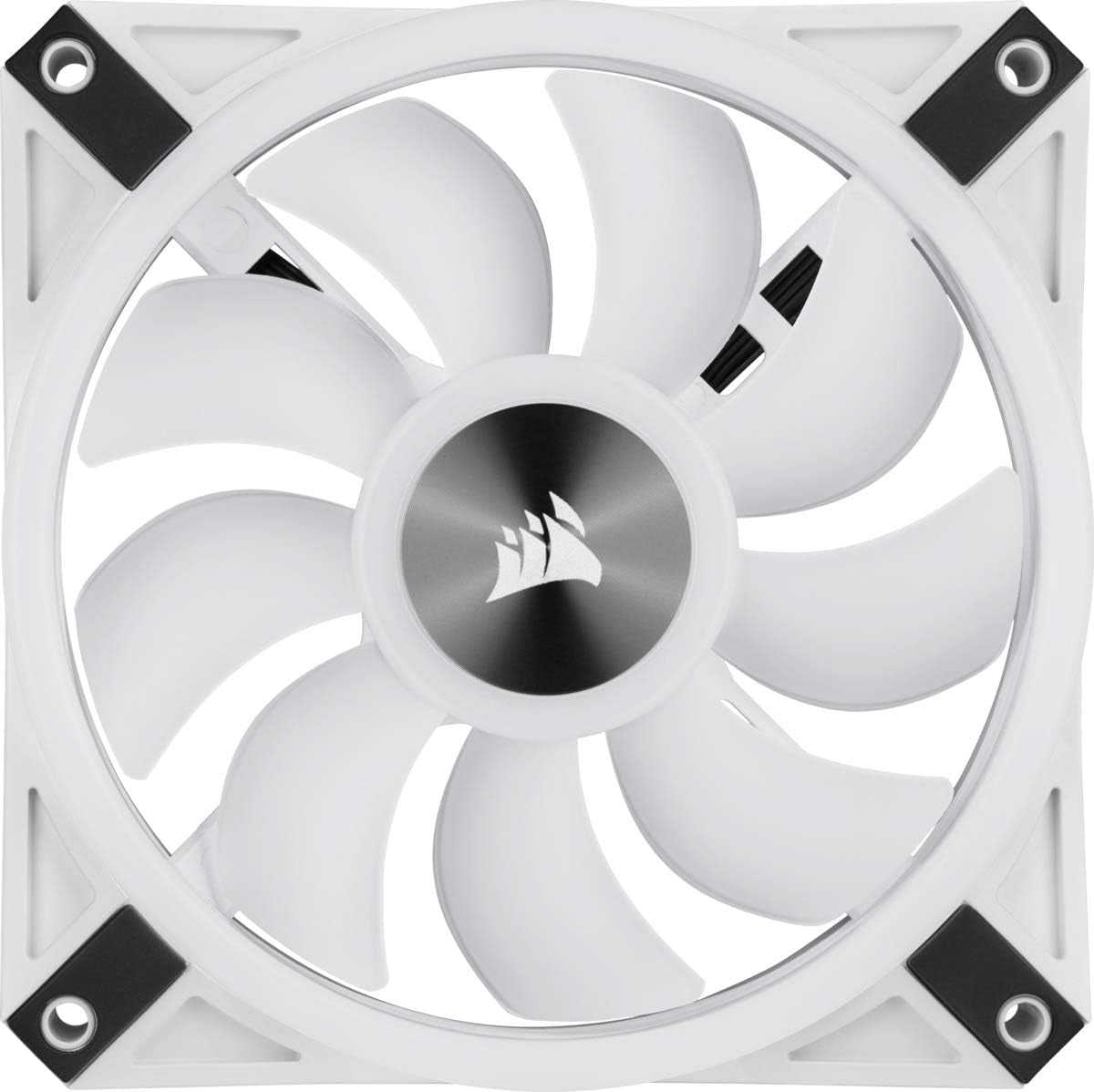 QL Series, Icue QL120 RGB, 120Mm RGB LED PWM White Fan, Single Fan