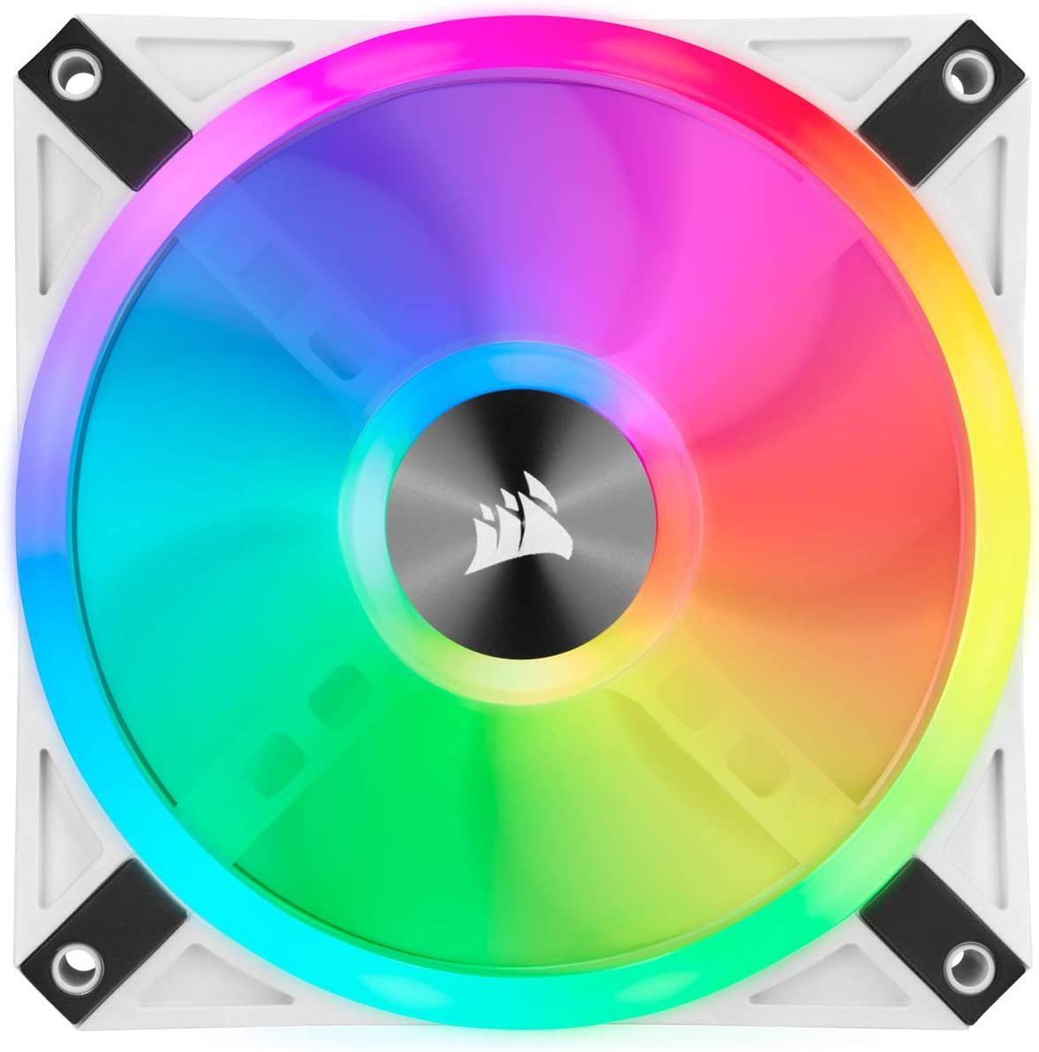 QL Series, Icue QL120 RGB, 120Mm RGB LED PWM White Fan, Single Fan