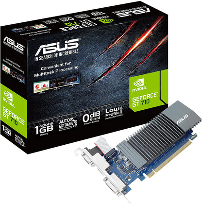 Geforce GT 710 1GB GDDR5 HDMI VGA DVI Graphics Card (GT710-SL-1GD5-BRK)